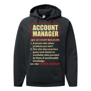 Account Manager Dictionary Definition Term Performance Fleece Hoodie