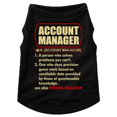 Account Manager Dictionary Definition Term Doggie Tank