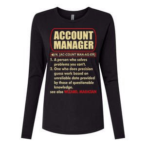 Account Manager Dictionary Definition Term Womens Cotton Relaxed Long Sleeve T-Shirt