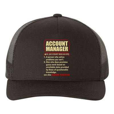Account Manager Dictionary Definition Term Yupoong Adult 5-Panel Trucker Hat