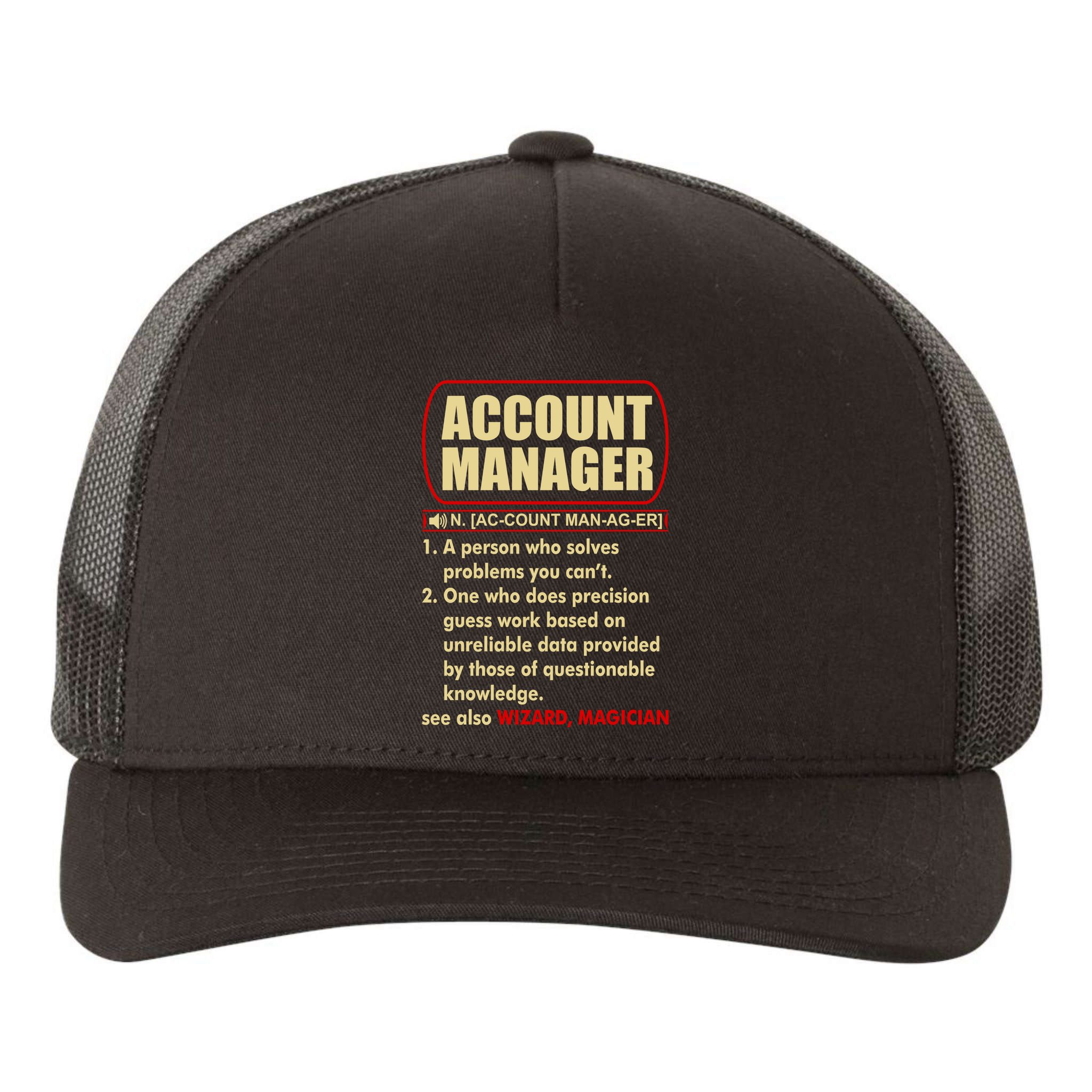 Account Manager Dictionary Definition Term Yupoong Adult 5-Panel Trucker Hat