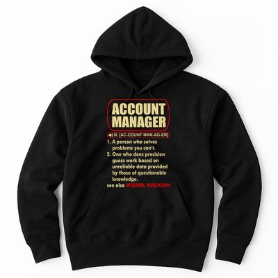 Account Manager Dictionary Definition Term Hoodie