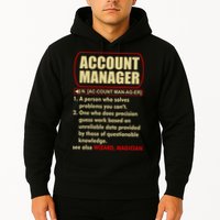 Account Manager Dictionary Definition Term Hoodie