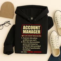 Account Manager Dictionary Definition Term Hoodie