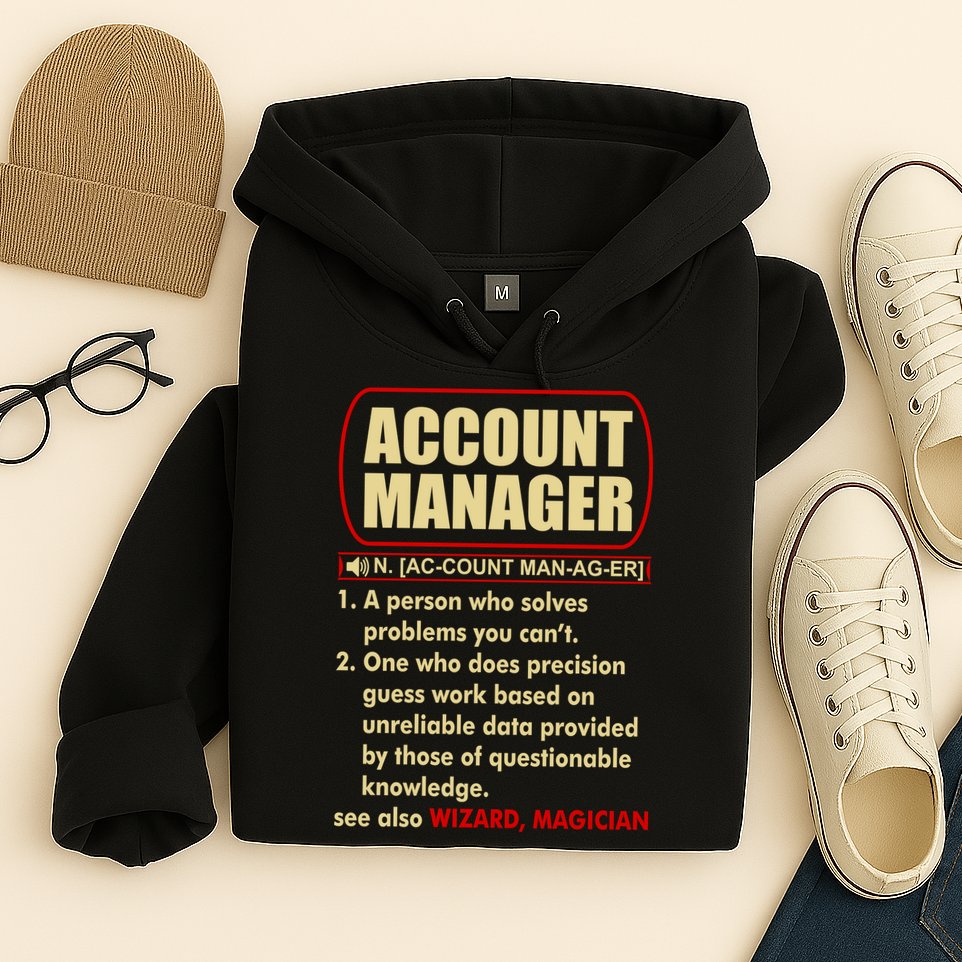 Account Manager Dictionary Definition Term Hoodie