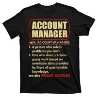 Account Manager Dictionary Definition Term T-Shirt