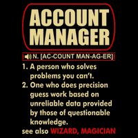 Account Manager Dictionary Definition Term Button