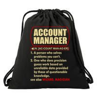 Account Manager Dictionary Definition Term Drawstring Bag