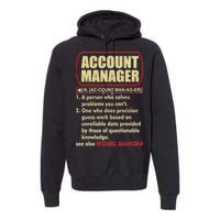 Account Manager Dictionary Definition Term Premium Hoodie