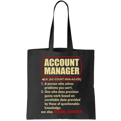 Account Manager Dictionary Definition Term Bag