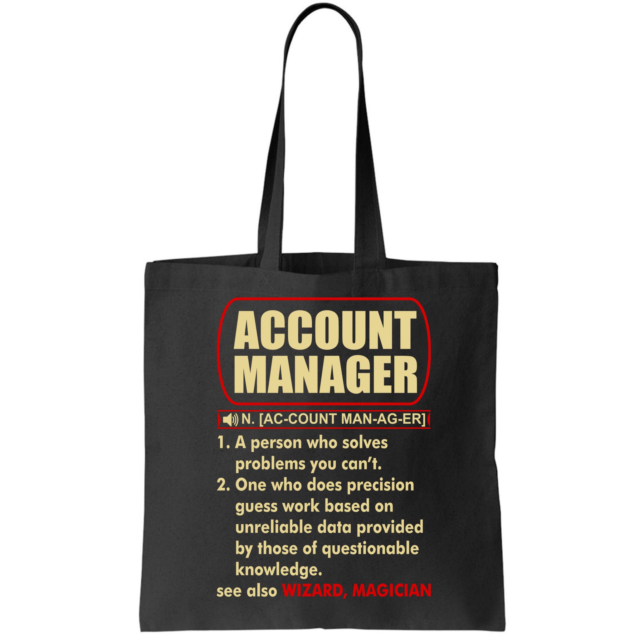 Account Manager Dictionary Definition Term Bag