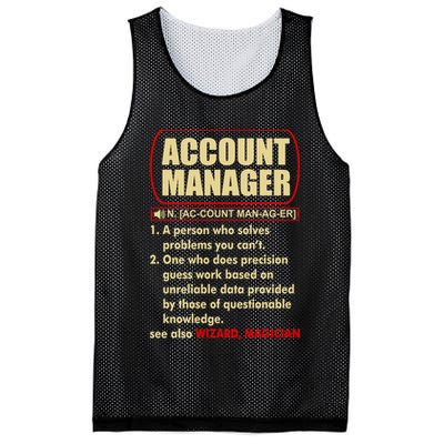 Account Manager Dictionary Definition Term Mesh Reversible Basketball Jersey Tank