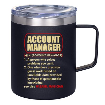 Account Manager Dictionary Definition Term 12oz Stainless Steel Coffee Mug