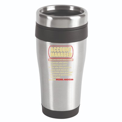 Account Manager Dictionary Definition Term 16oz Travel Tumbler