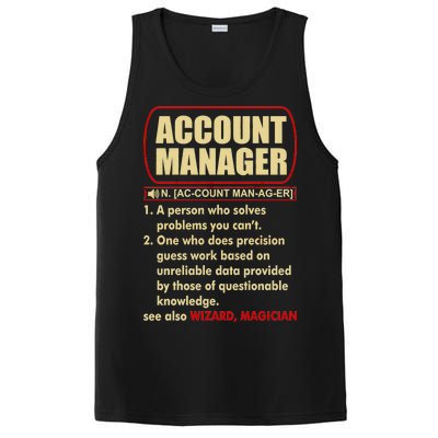 Account Manager Dictionary Definition Term PosiCharge Competitor Tank