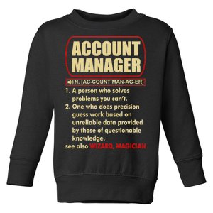 Account Manager Dictionary Definition Term Toddler Sweatshirt