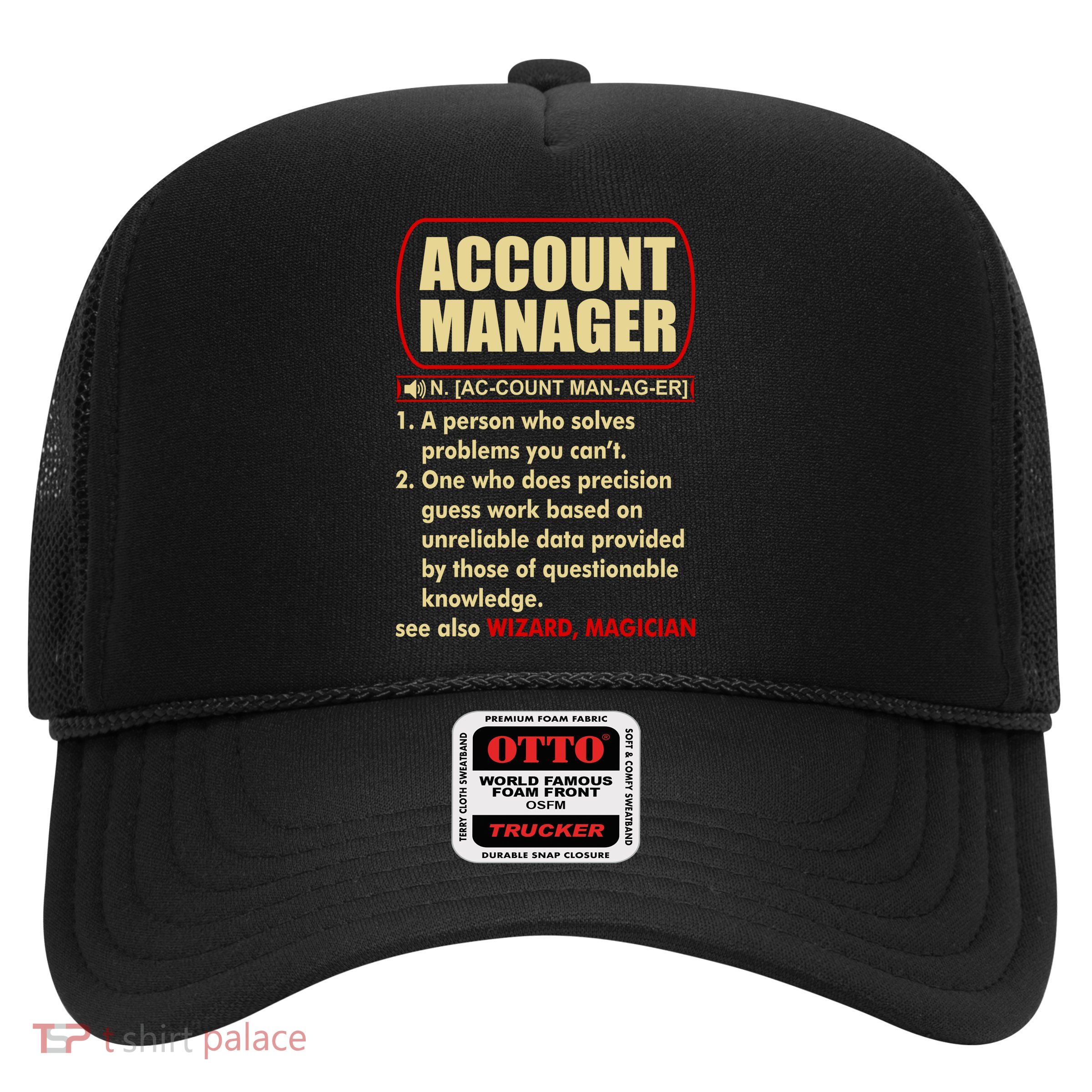 Account Manager Dictionary Definition Term Trucker Hat