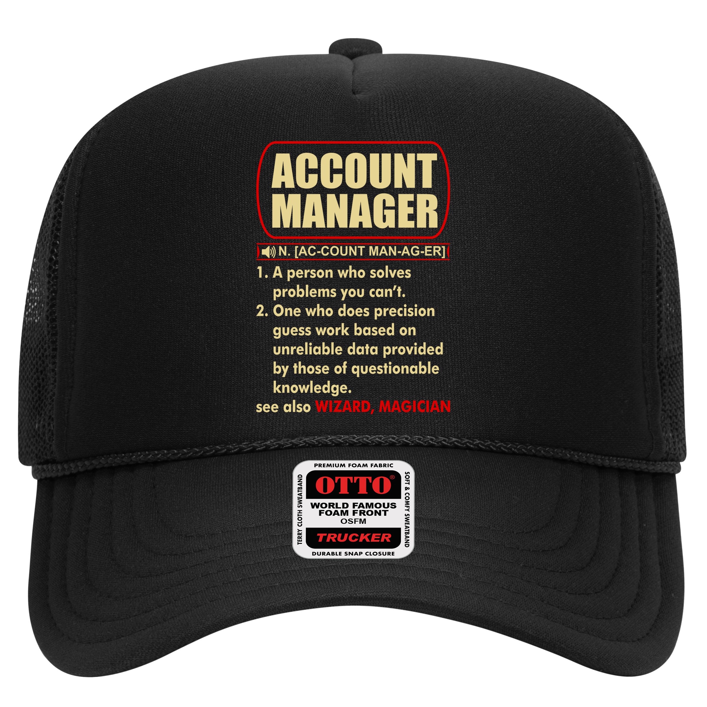 Account Manager Dictionary Definition Term Trucker Hat