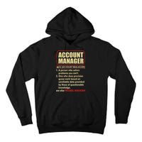 Account Manager Dictionary Definition Term Tall Hoodie