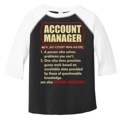 Account Manager Dictionary Definition Term Toddler Fine Jersey T-Shirt