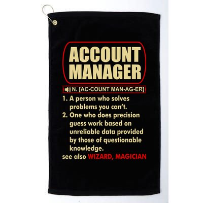Account Manager Dictionary Definition Term Golf Towel
