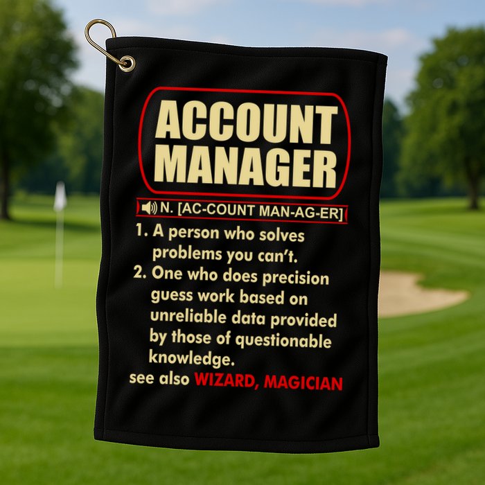 Account Manager Dictionary Definition Term Golf Towel