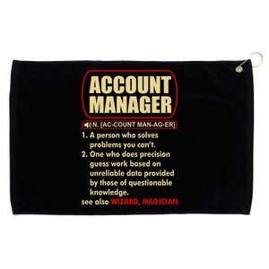 Account Manager Dictionary Definition Term Grommeted Golf Towel