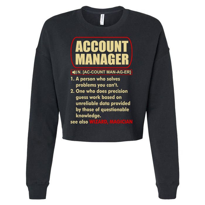 Account Manager Dictionary Definition Term Cropped Pullover Crew