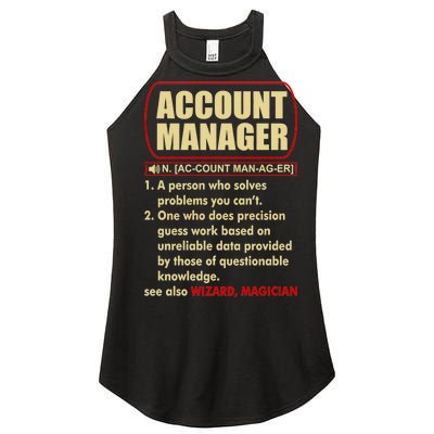 Account Manager Dictionary Definition Term Women’s Perfect Tri Rocker Tank