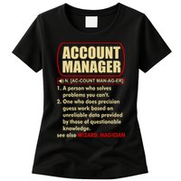 Account Manager Dictionary Definition Term Womens T-Shirt