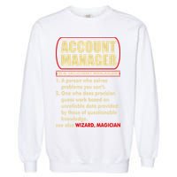 Account Manager Dictionary Definition Term Garment-Dyed Sweatshirt