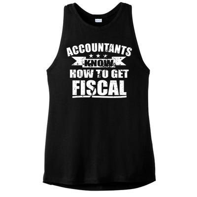 Accountants Know How To Get Fiscal Ladies PosiCharge Tri-Blend Wicking Tank