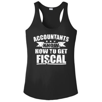 Accountants Know How To Get Fiscal Ladies PosiCharge Competitor Racerback Tank