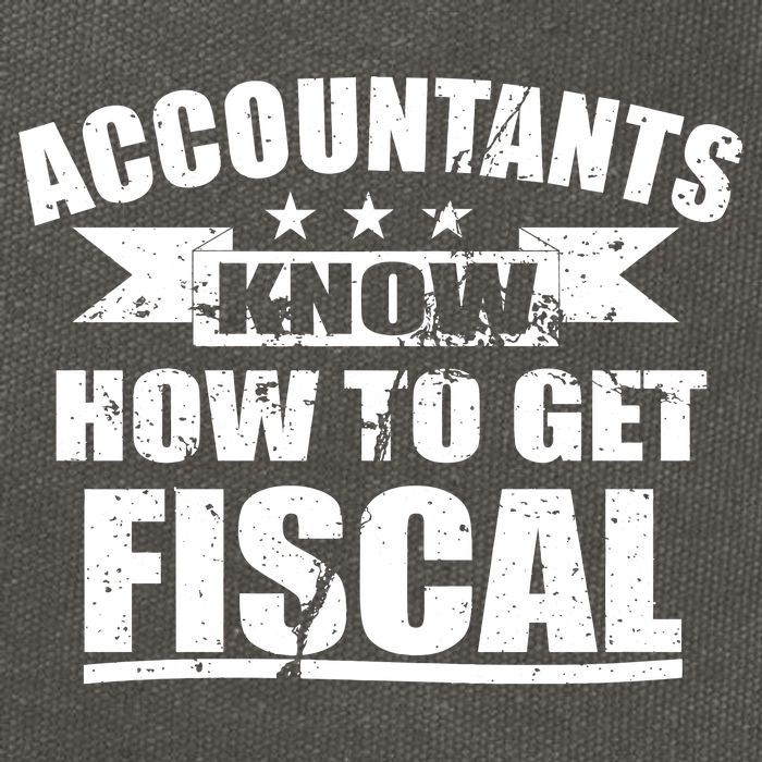 Accountants Know How To Get Fiscal Cotton Canvas Backpack