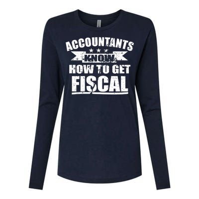 Accountants Know How To Get Fiscal Womens Cotton Relaxed Long Sleeve T-Shirt