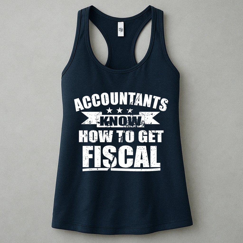 Accountants Know How To Get Fiscal Womens Tank Top