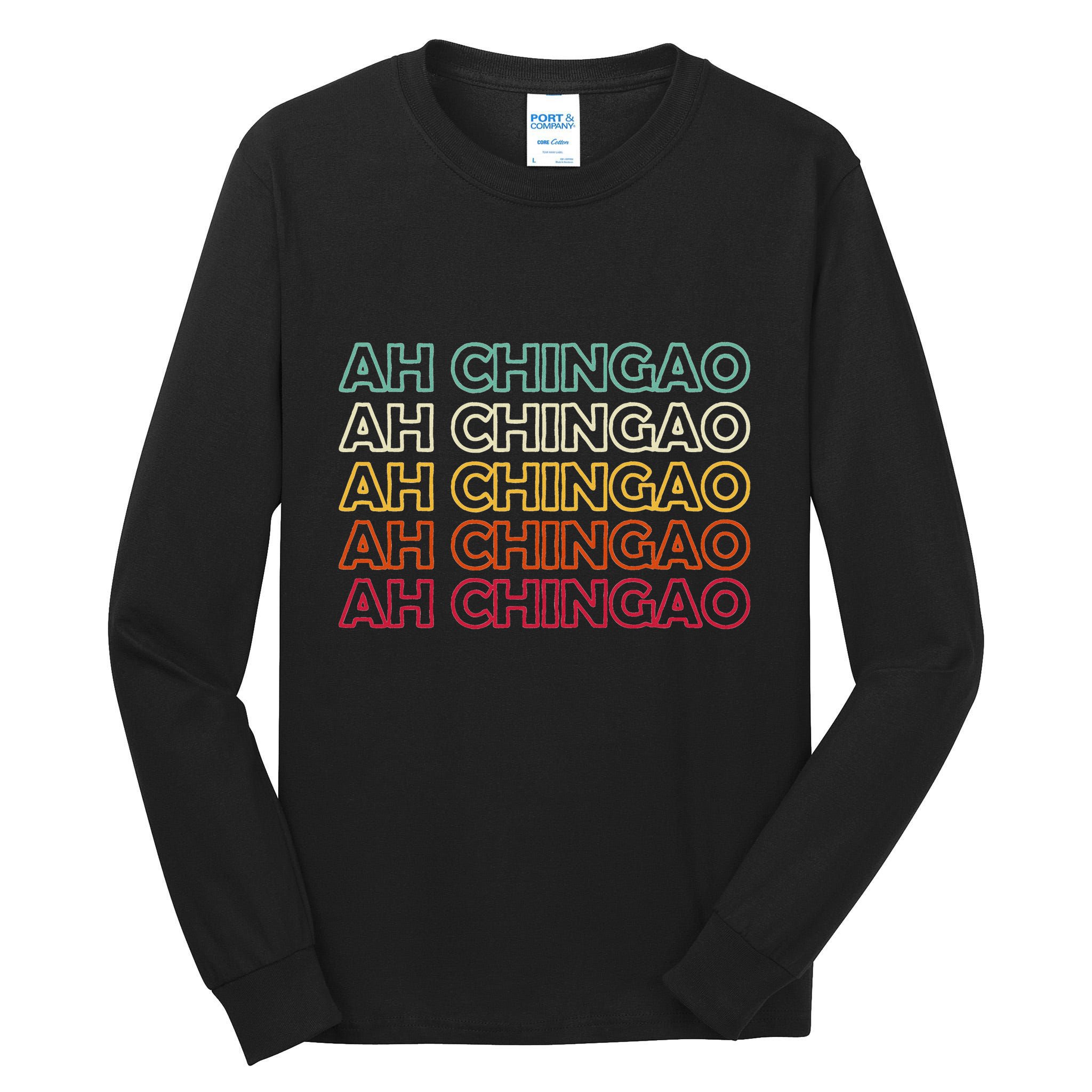 Ah Chingao Dichos En EspañOl Chistosos Hispanic Dad Mexican Tall Long Sleeve T-Shirt