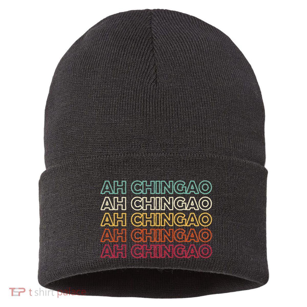 Ah Chingao Dichos En EspañOl Chistosos Hispanic Dad Mexican Sustainable Knit Beanie
