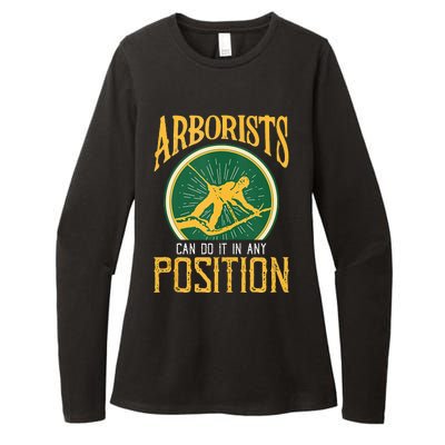 Arborists Can Do It In Any Position Arborist Womens CVC Long Sleeve Shirt