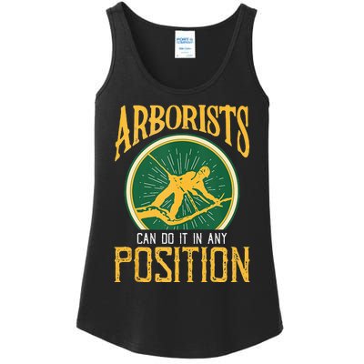 Arborists Can Do It In Any Position Arborist Ladies Essential Tank