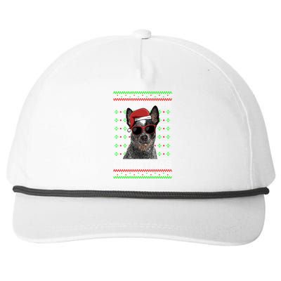 Australian Cattle Dog Funny Pawsome Christmas Gift Snapback Five-Panel Rope Hat