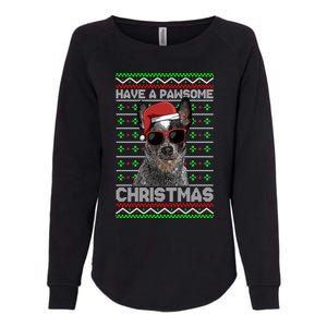 Australian Cattle Dog Funny Pawsome Christmas Gift Womens California Wash Sweatshirt