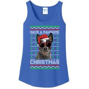 Australian Cattle Dog Funny Pawsome Christmas Gift Ladies Essential Tank