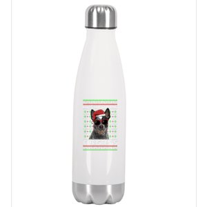 Australian Cattle Dog Funny Pawsome Christmas Gift Stainless Steel Insulated Water Bottle