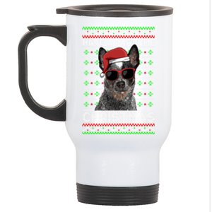 Australian Cattle Dog Funny Pawsome Christmas Gift Stainless Steel Travel Mug