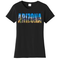 Arizona Cactus Dessert Mountains Nature Women's T-Shirt