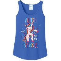 Autism CanT Dim My Puzzle Unicorn Autism Awareness Gift Ladies Essential Tank