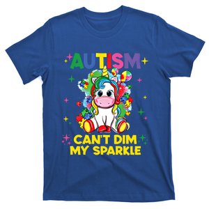 Autism CanT Dim My Unicorn Autism Awareness Meaningful Gift T-Shirt