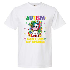 Autism CanT Dim My Unicorn Autism Awareness Meaningful Gift Garment-Dyed Heavyweight T-Shirt