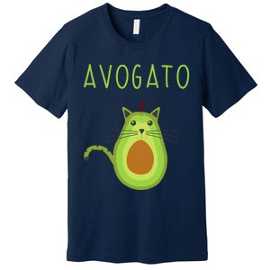 Avogato Cinco De Mayo Gift Cinco De Meow Cat Avocado Premium T-Shirt